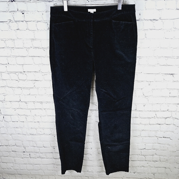 J. JILL | corduroy tapered fit stretch pants - Picture 1 of 8